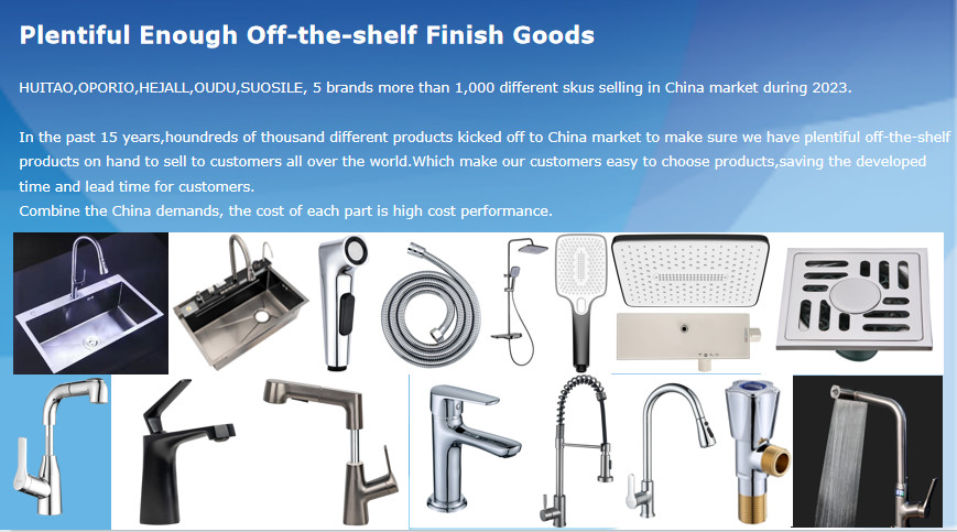 more than 1000 off-the-shelf finish goods for you to choose